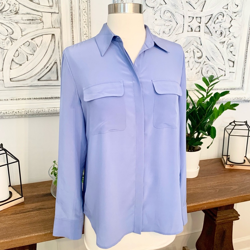Club Monaco Light Blue Women's Top